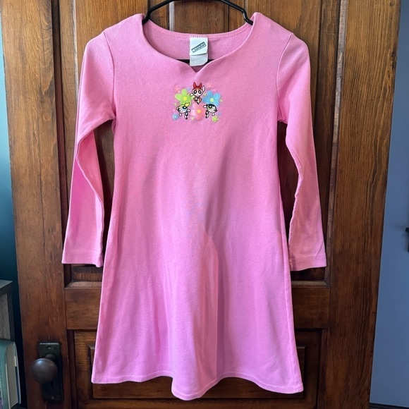Y2K Powerpuff Girls Flared Dress Size 11/12 fits closer to girls 7/8 - Picture 1 of 6